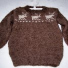 Hand Knit alpaca child's sweater
