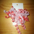 Coral and Pink korker bow