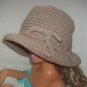 Floppy Brimmed Taupe hat