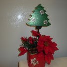 Christmas Tree Floral Arrangement