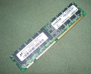 Micron CRUCIAL 512MB PC100 ECC Registered CL2 168-Pin DIMM Memory Module