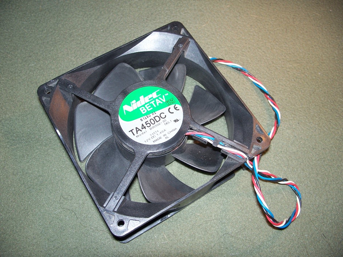 NIDEC BETAV BALL BEARING CASE FAN TA450DC B35502-35 12V 1.40A 5-PIN