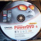 CYBERLINK POWERDVD 6 DELUXE PC W/ SERIAL SOFTWARE