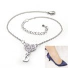 Heart Charm Anklet