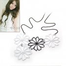 Stylish Flowers Chain Necklace