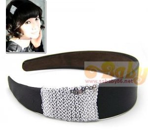 Silver Glitter Hairband