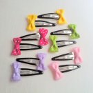 Hair Bow on Snap Clip