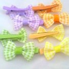 Square Dots Hair Bows