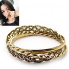 3 Brozne Circele Connected Bracelet