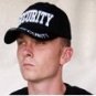 Baseball Cap embroidered with "SECURITY"