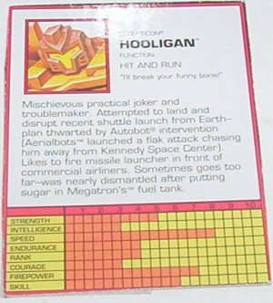 1995 Hooligan tech spec