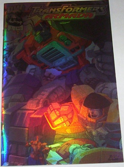 Transformers Armada #01 holofoil edition