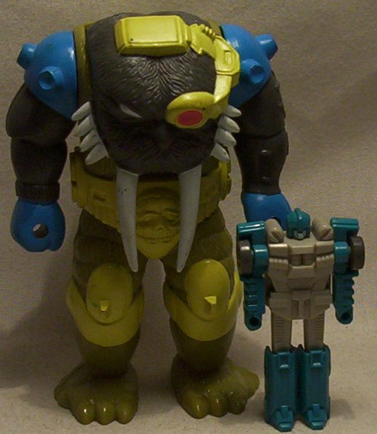 1989 Transformers Pretender Longtooth