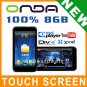 8GB 3" ONDA VX787 TOUCH LCD CAR FM MP3 MP4 MP5 PLAYER