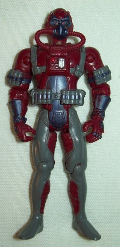 Hasbro G.I. Joe 2002 Cobra Moray (dark red/maroon)