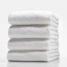 SET OF 6 NEW WHITE HOSPITALITY 100% COTTON THICK HOTEL QUALITY BATH TOWEL