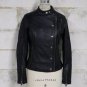 Womens Naked Lambskin "The Xena" Motorcycle Jacket Whet Blu WBL1587