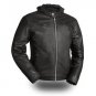 First Classics Men's Leather "Street Cruiser" Motorcycle Jacket FIM248CCBZ