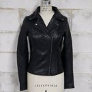 Womens Naked Lambskin 'The Princess" Motorcycle Jacket Whet Blu WBL1589