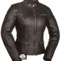 First Manufacturing Ladies Scooter Leather Jacket FIL108CCBZ