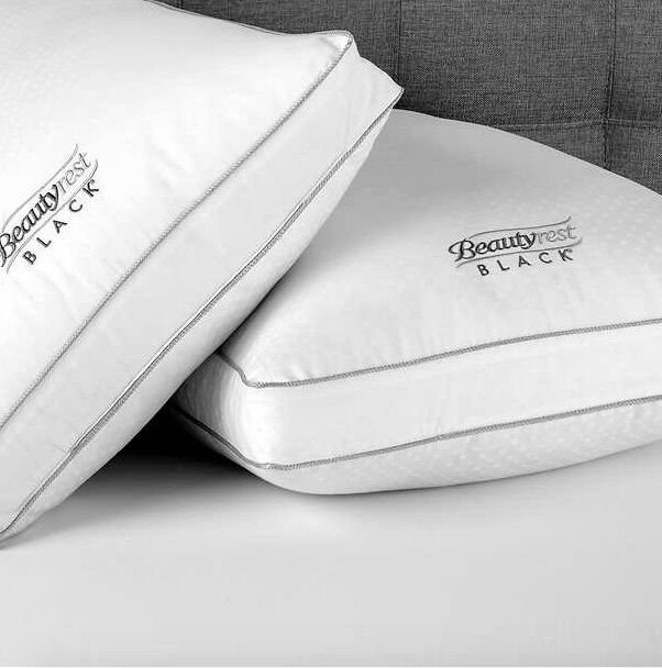 Pack of 2 Beautyrest Luxurious Down Alternative Pillows, STANDARD/QUEEN