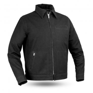 First manufacturing Mens FIM252CNVS | Hanover Canvas Jacket, BLACK