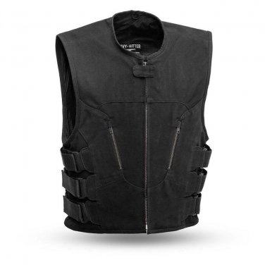 First manufacturing Mens FIM657CNVS | Heavy Hitter Raw Canvas Vest