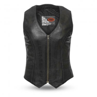 first manufacturing Women's Leather Vest FIL544SDM | Savannah