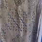 Designer Indian/Pakistani 3 PCS. Embroidered Formal Suit, Navy Blue