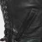 First manufacturing Women's Leather Vest FIL542GDD | Raven