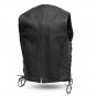 First manufacturing Women FIL508CFD | Trinity  Leather Vest