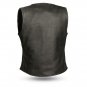 first manufacturing Women's Leather Vest FIL566CSL | Honey Badger, 2 LENGTHS