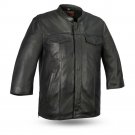 first manufacturing Men's leather Shirt FIM419CDM | Mesa