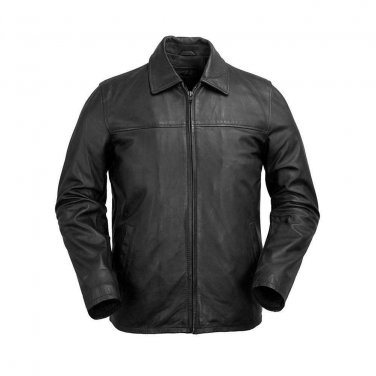 First manufacturing Mens Leather Jacket  WBM2058,  Indiana