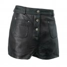 First Manufacturing Women Leather Shorts Maleni, FSL719