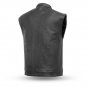 First Manufacturing Leather Men's Vest FIM656CSL, Club House