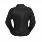 Womens Naked Lambskin "The Zena" Motorcycle Jacket Whet Blu WBL1587