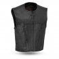 First Manufacturing Leather Men's Vest FIM647CDM | RACEWAY