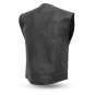 First Manufacturing Leather Men's Vest FIM647CDM | RACEWAY