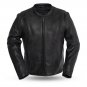 First Manufacturing Mens Leather Jacket FIM271CPMZ, Revolt