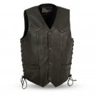 FMC Mens Leather Vest FIM652CDM, Rancher