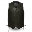 FMC Mens Leather Vest FIM644CPM, Deadwood