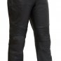 FMC Men's "Smarty Pants" Black Leather 4 Pocket Pants Pre-Curve Knee FIM834CSL