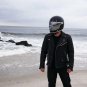 First Classics Men's "The Enforcer" Black Leather Motorcycle Jacket FIM297CLMZ