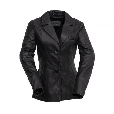 First Manufacturing Women Leather Jacket WBL3001, Dahlia