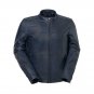 First Manufacturing Men's Leather Jacket WBM2190, Balor, Midnight Blue.