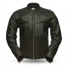 First manufacturing Men's Leather Jacket FIM213CNP, TURBINE