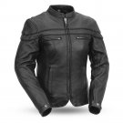 First Manufacturing Women's Leather Jacket FIL162NTCZ | The Maidan