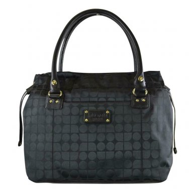 NEW KATE SPADE Shoulder Bag Medium Drawstring OPUS THOMPSON STREET NOEL BLACK
