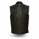 first manufacturing Mens Vest FIM686CPM | 1.3-1.4mm Platinum Cowhide